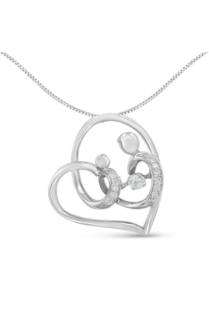 1/6 cttw Diamond Heart Necklace